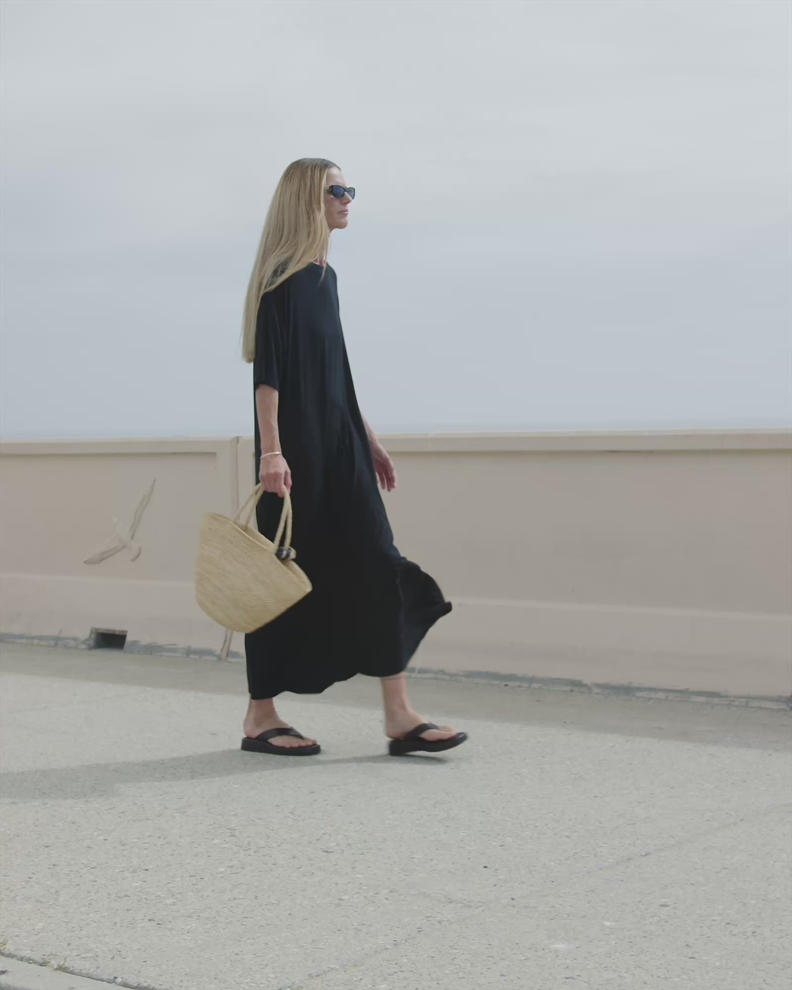 Navy | The Oversized T Dress Lite