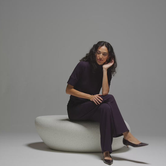 Plum | The Mock Neck Top