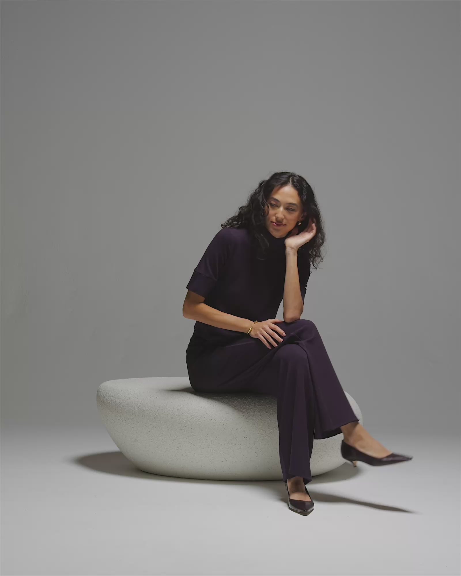 Plum | The Mock Neck Top