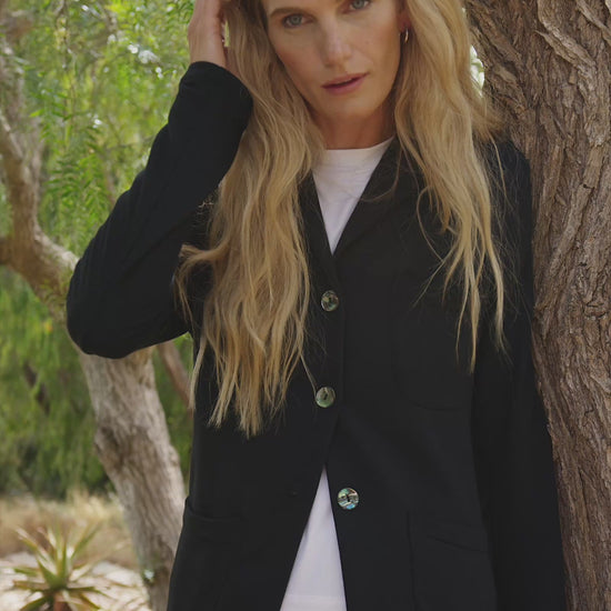 Black | The Big Rock Boyfriend Blazer