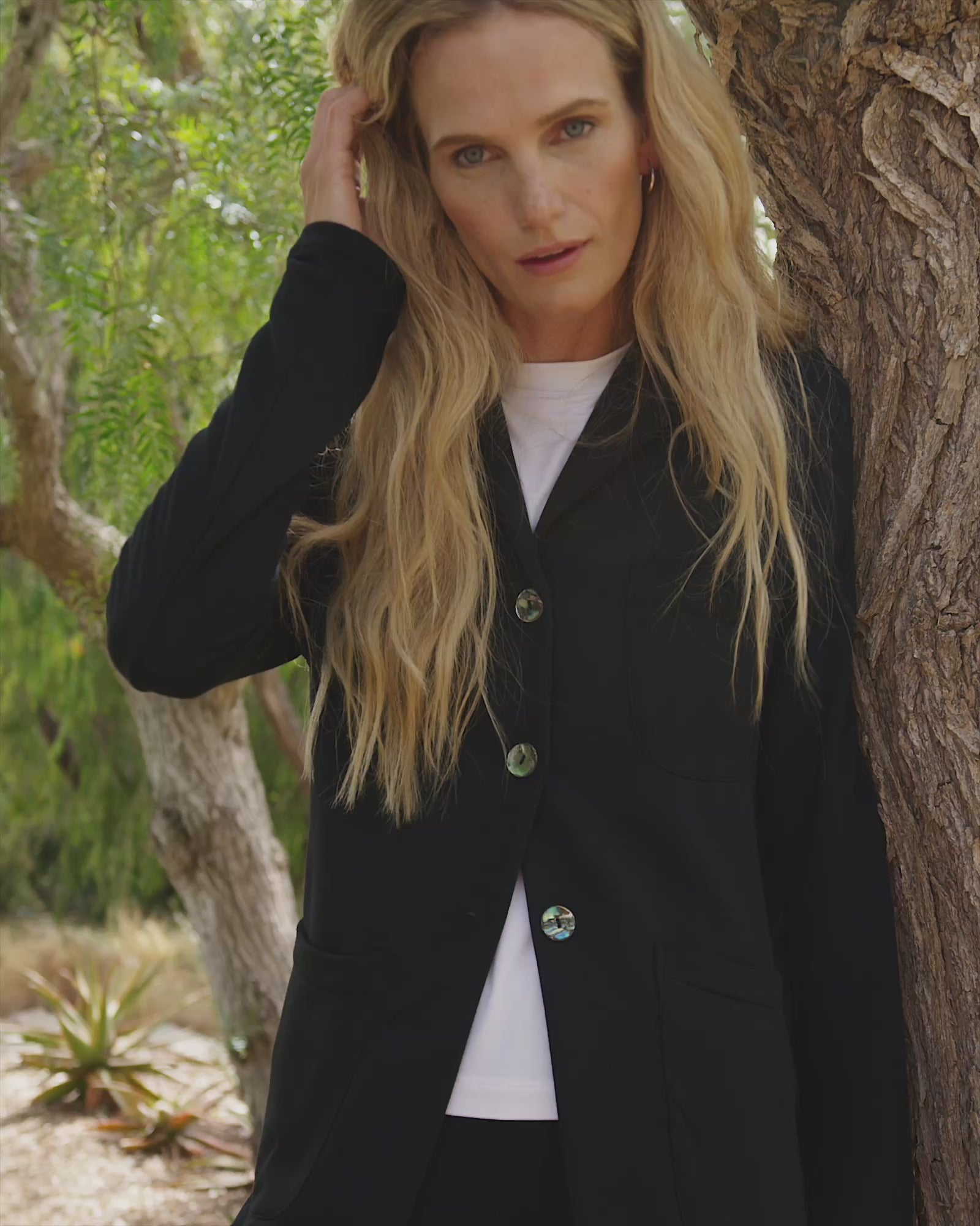 Black | The Big Rock Boyfriend Blazer