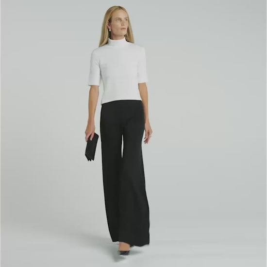 White, Black, Stone, Stone Coming Soon | The Mockneck Top by Bleusalt