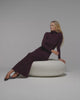 Bordeaux | The Turtleneck Dress