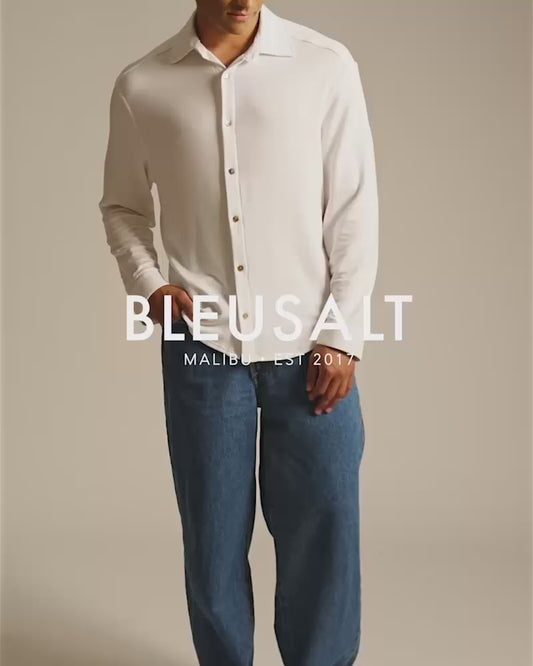 White | The Men's Classic Shirt by Bleusalt