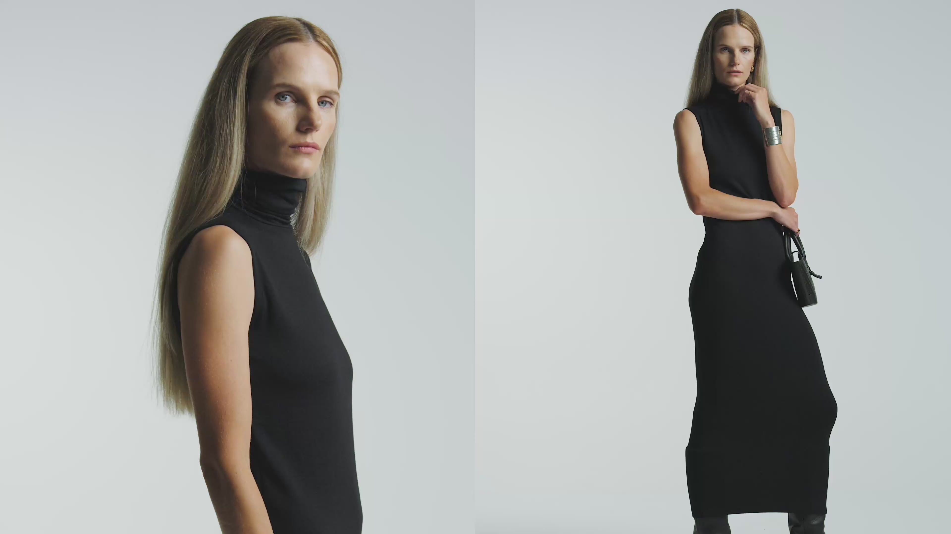 The Sleeveless Turtleneck Dress