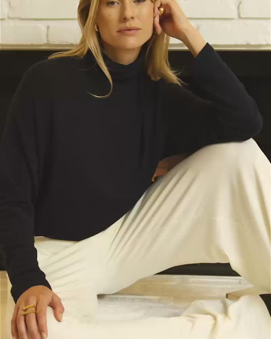 Navy | The Palazzo Sailor Pant Video