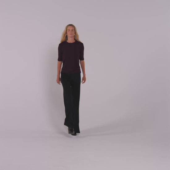 Bordeaux | The Mock Neck Top