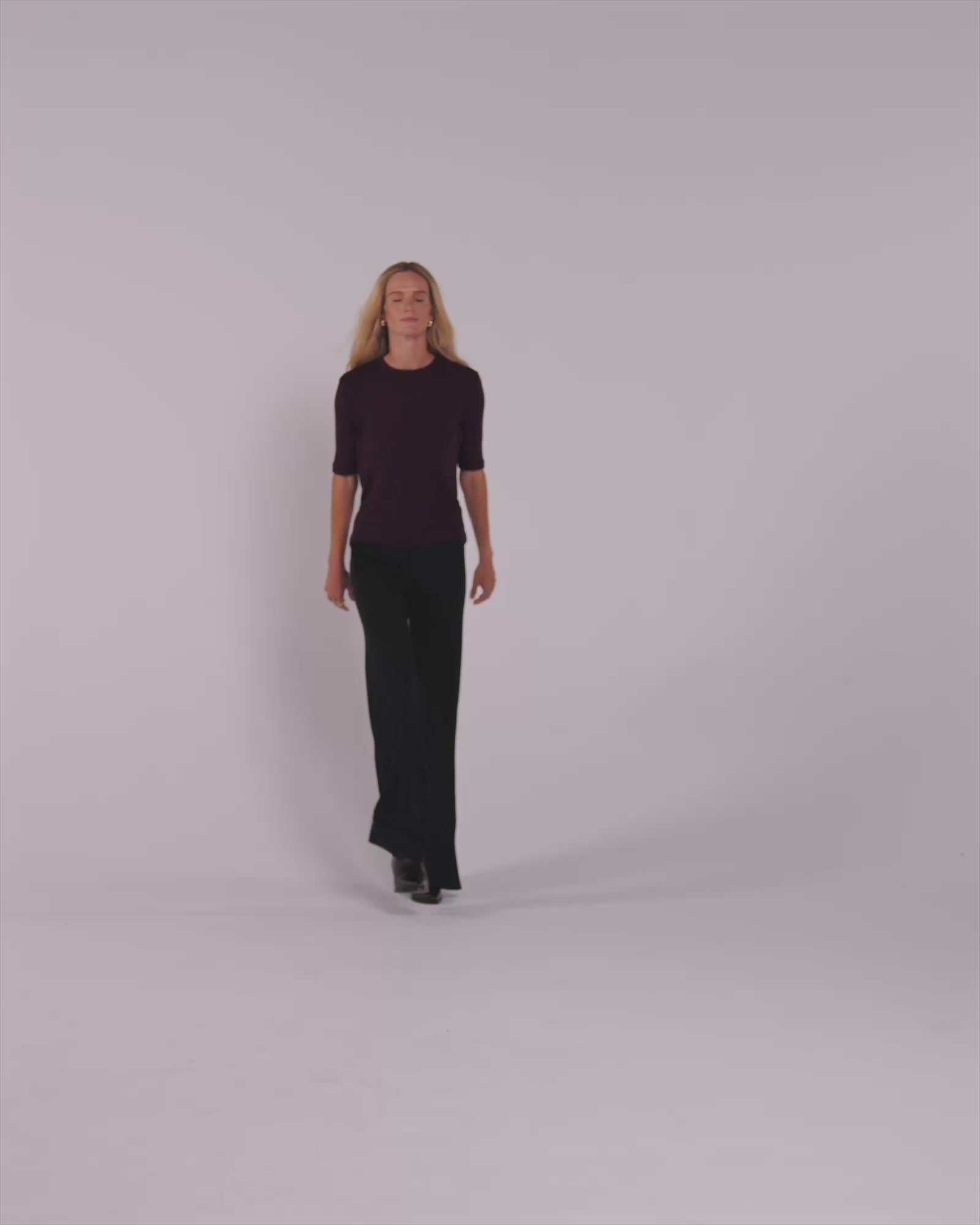 Bordeaux | The Mock Neck Top
