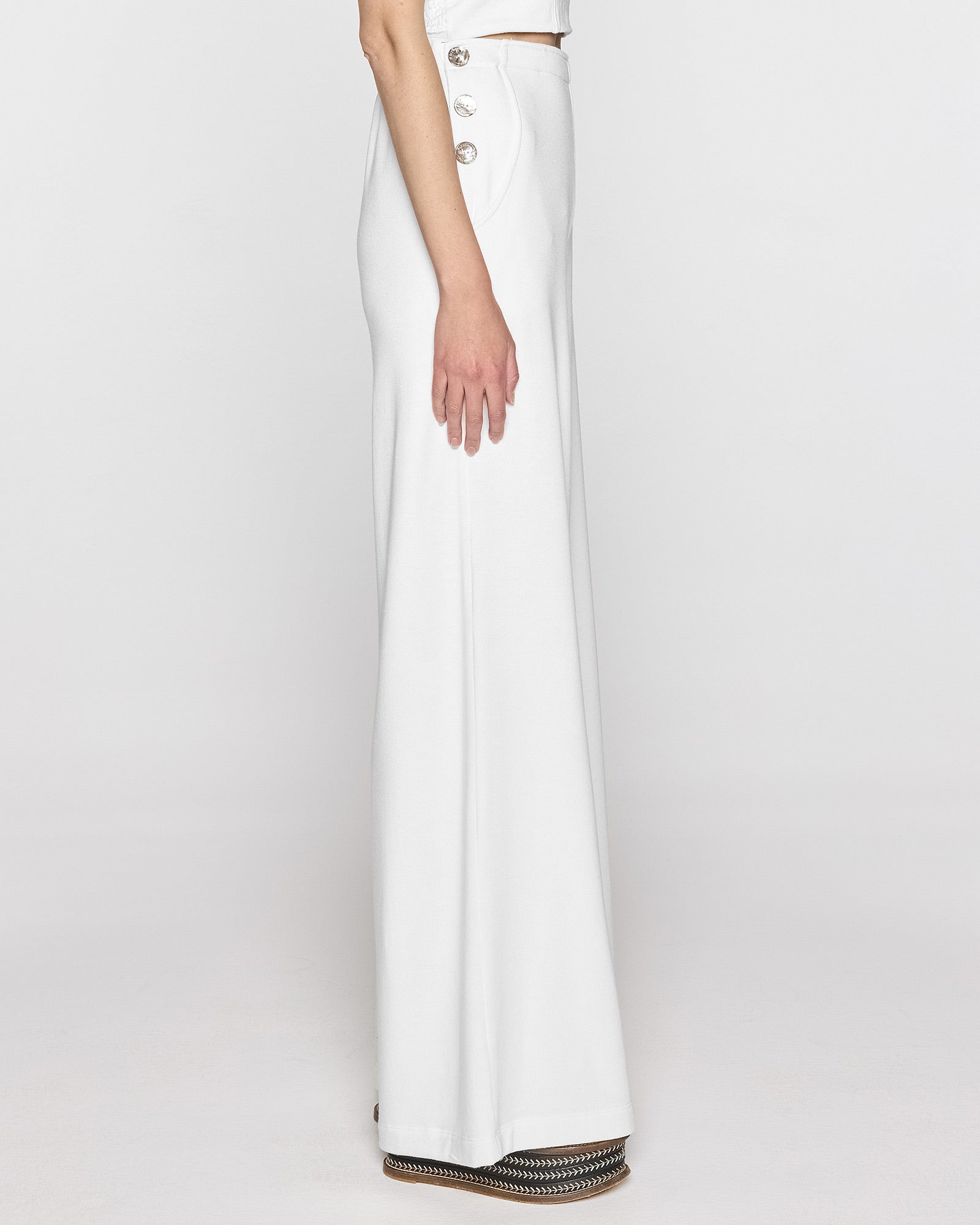 White | The Palazzo Sailor Pant