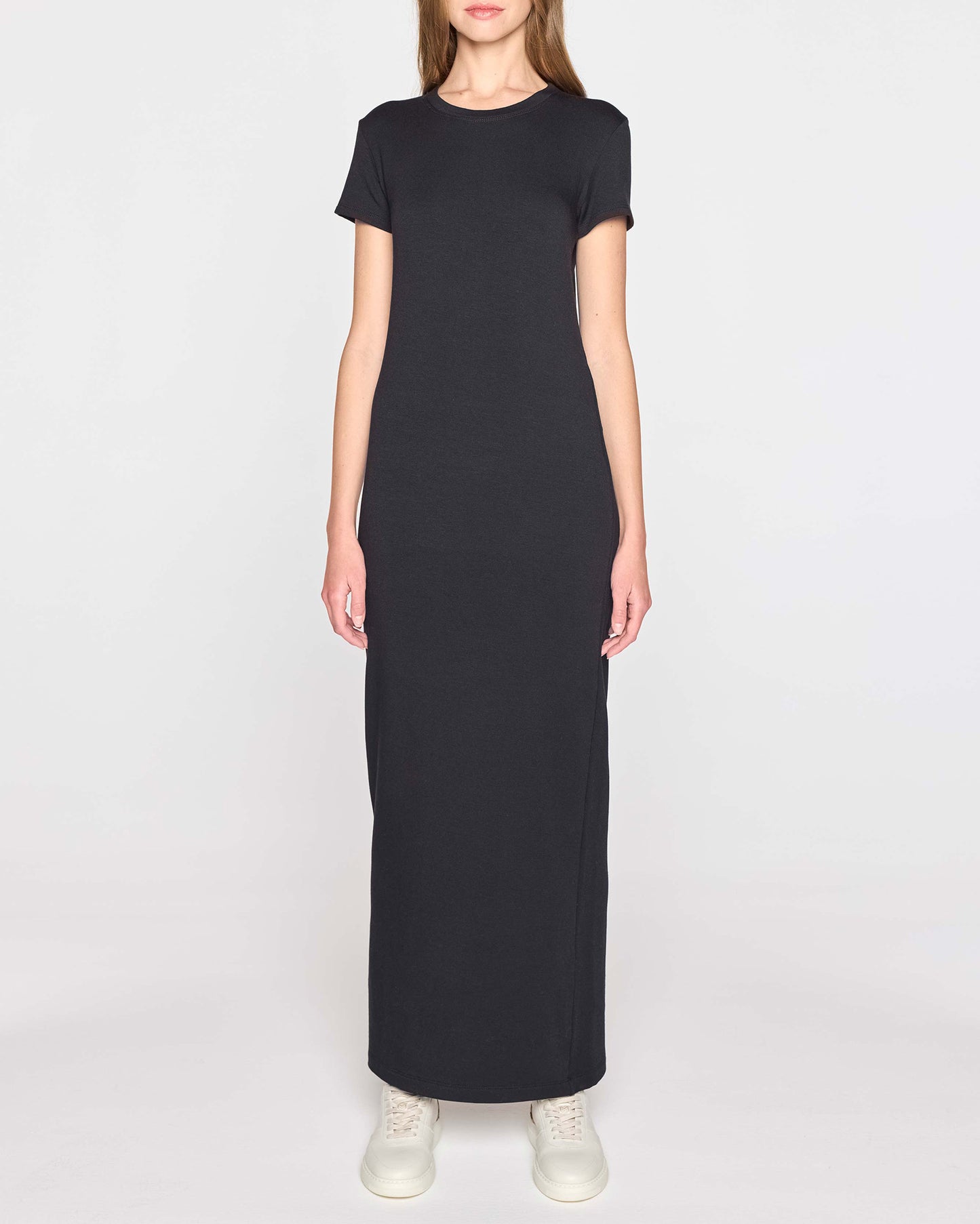Black | The Perfect T Dress Front