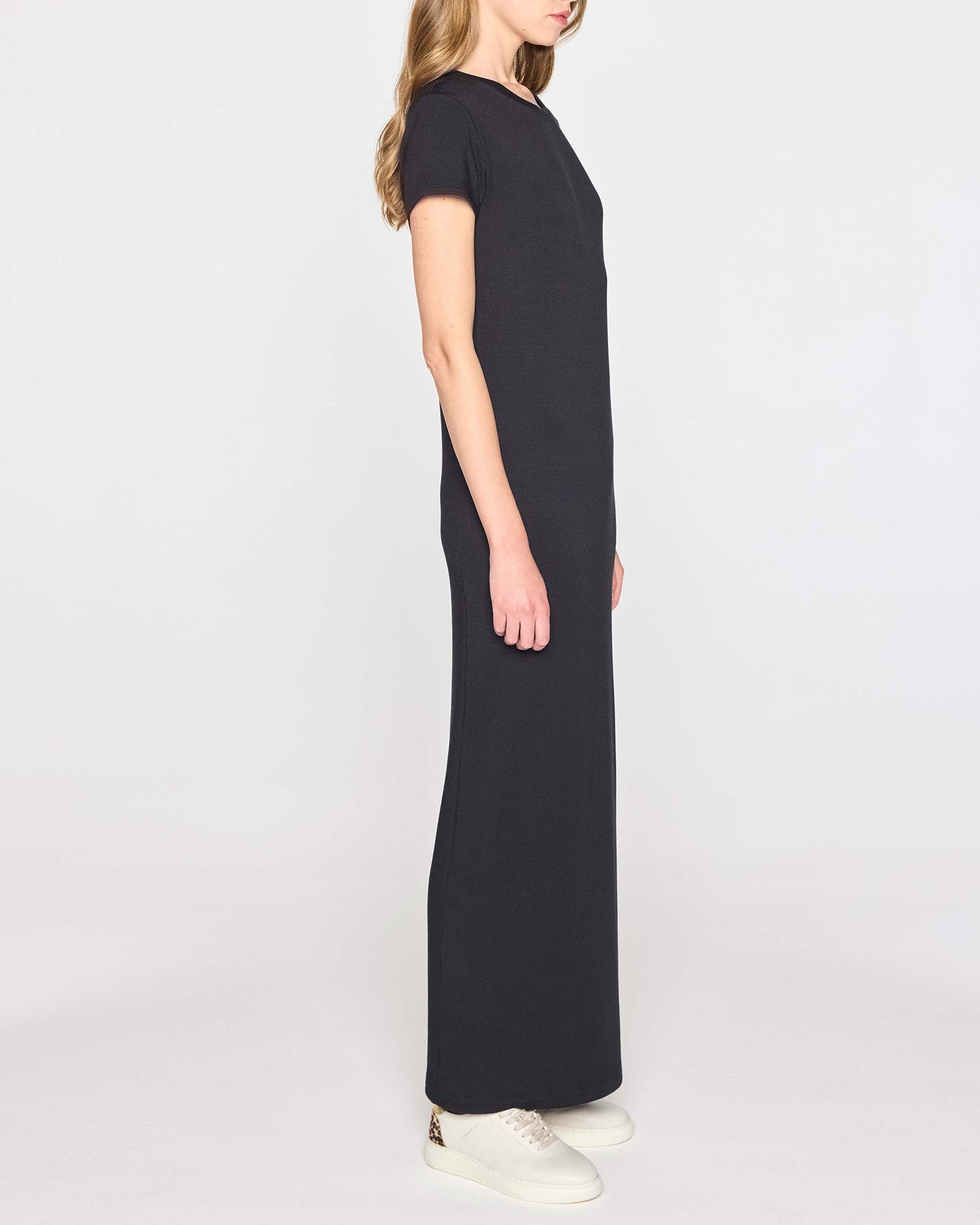 Black | The Perfect T Dress Side