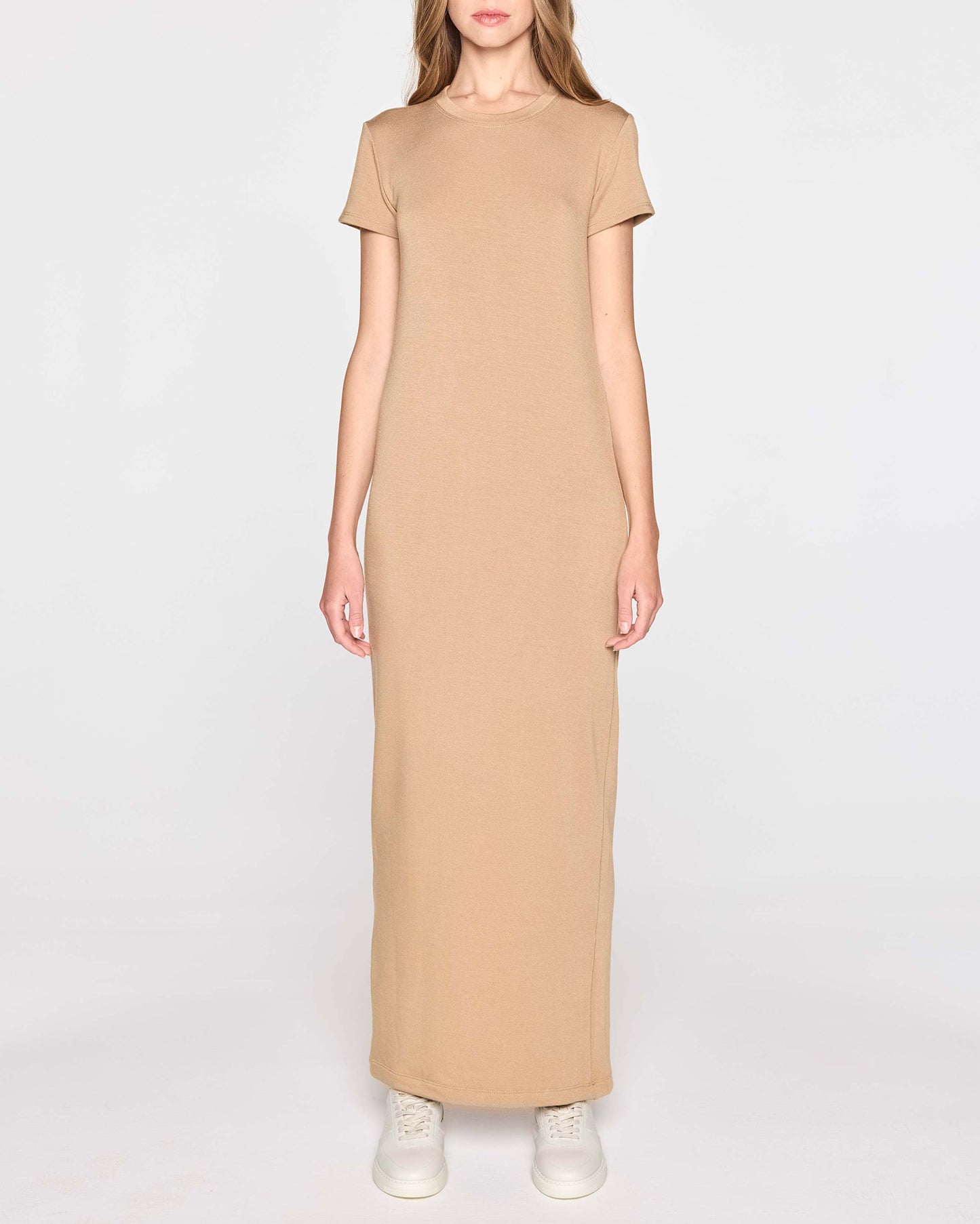 Camel | The Perfect T Dress Front