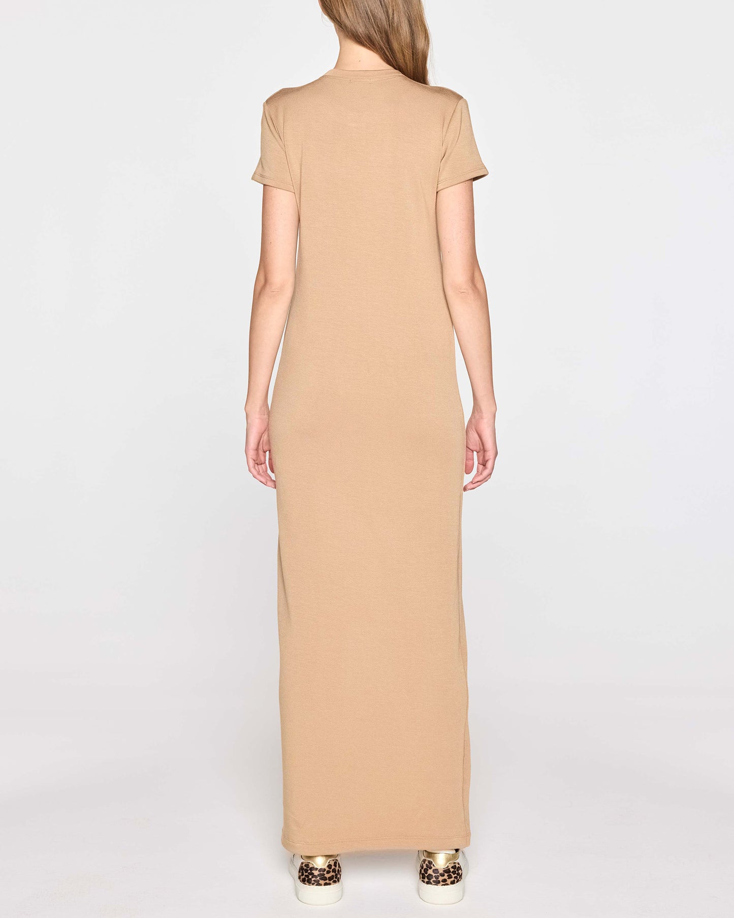 Camel | The Perfect T Dress Back