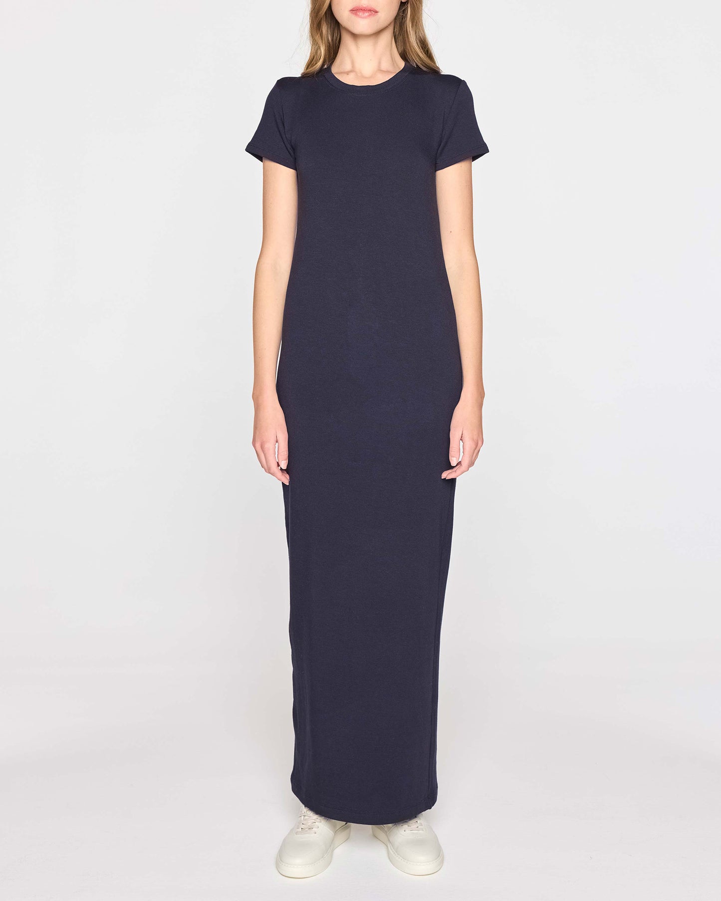 Navy | The Perfect T Dress Front