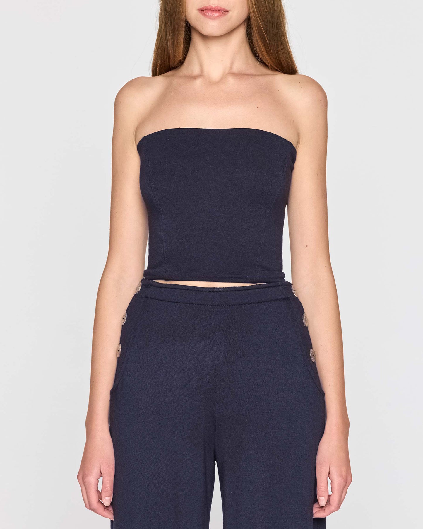 Navy | The Tube Top Front