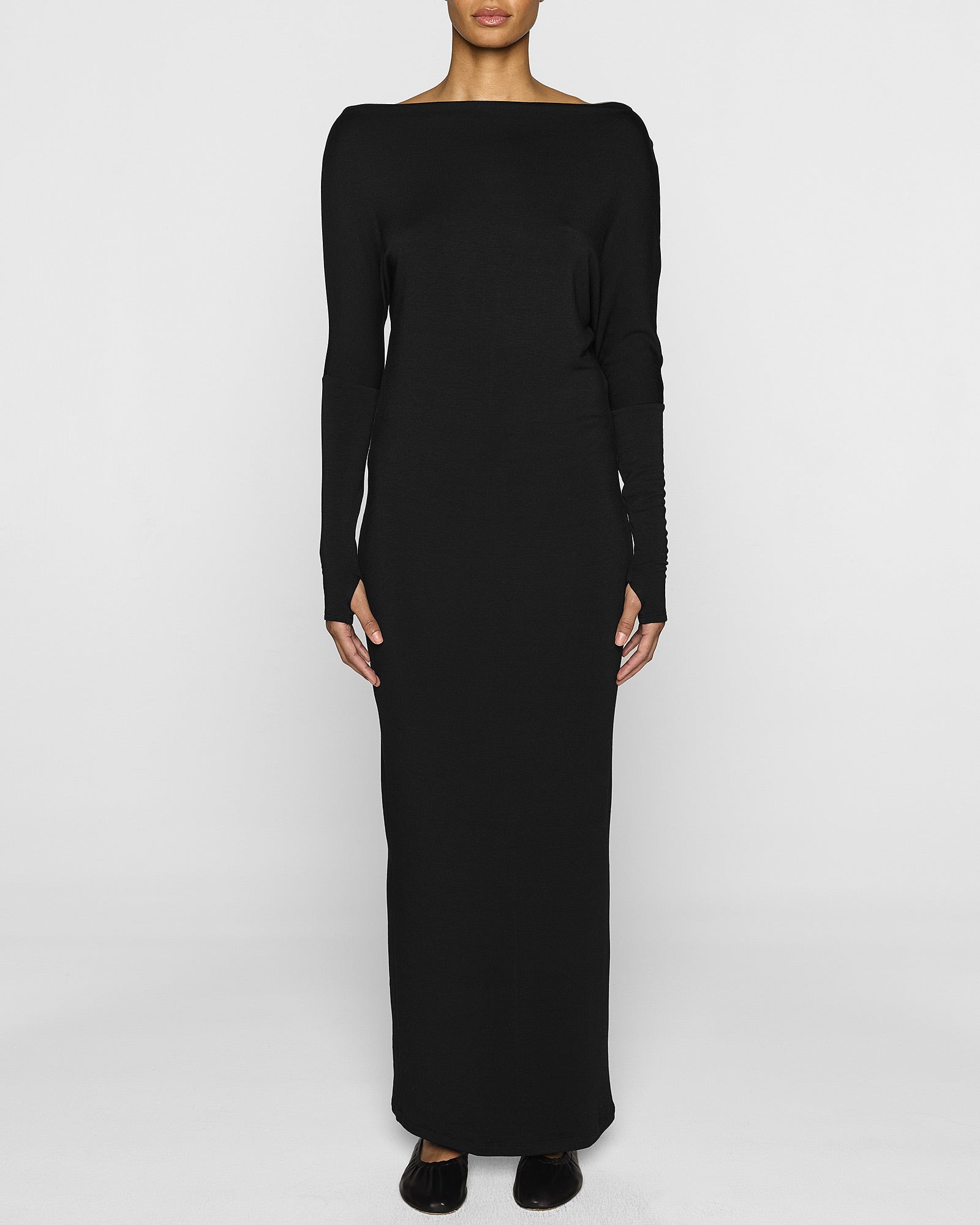 Black | Cindy Dress Front