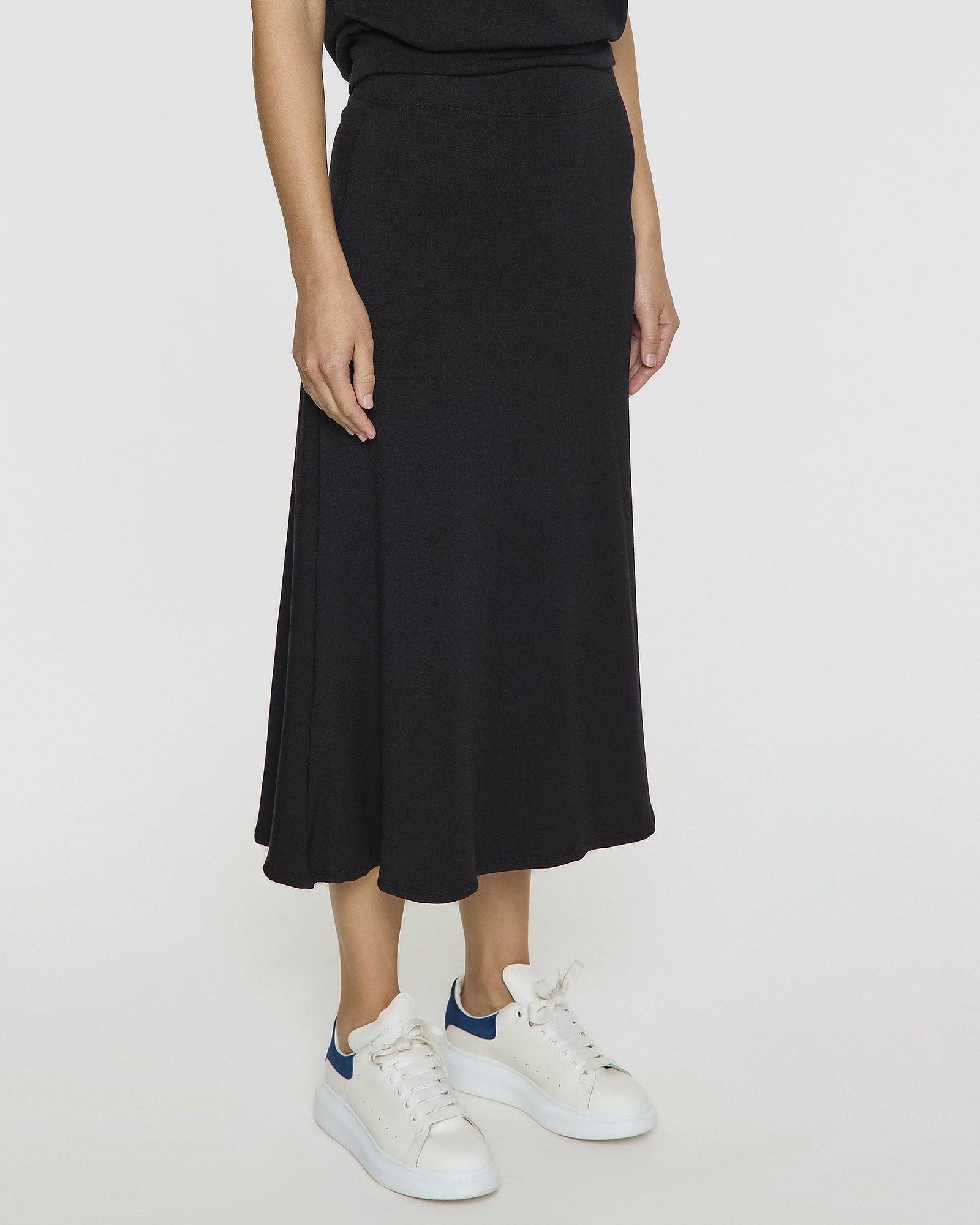 Black | The A-Line Skirt by Bleusalt