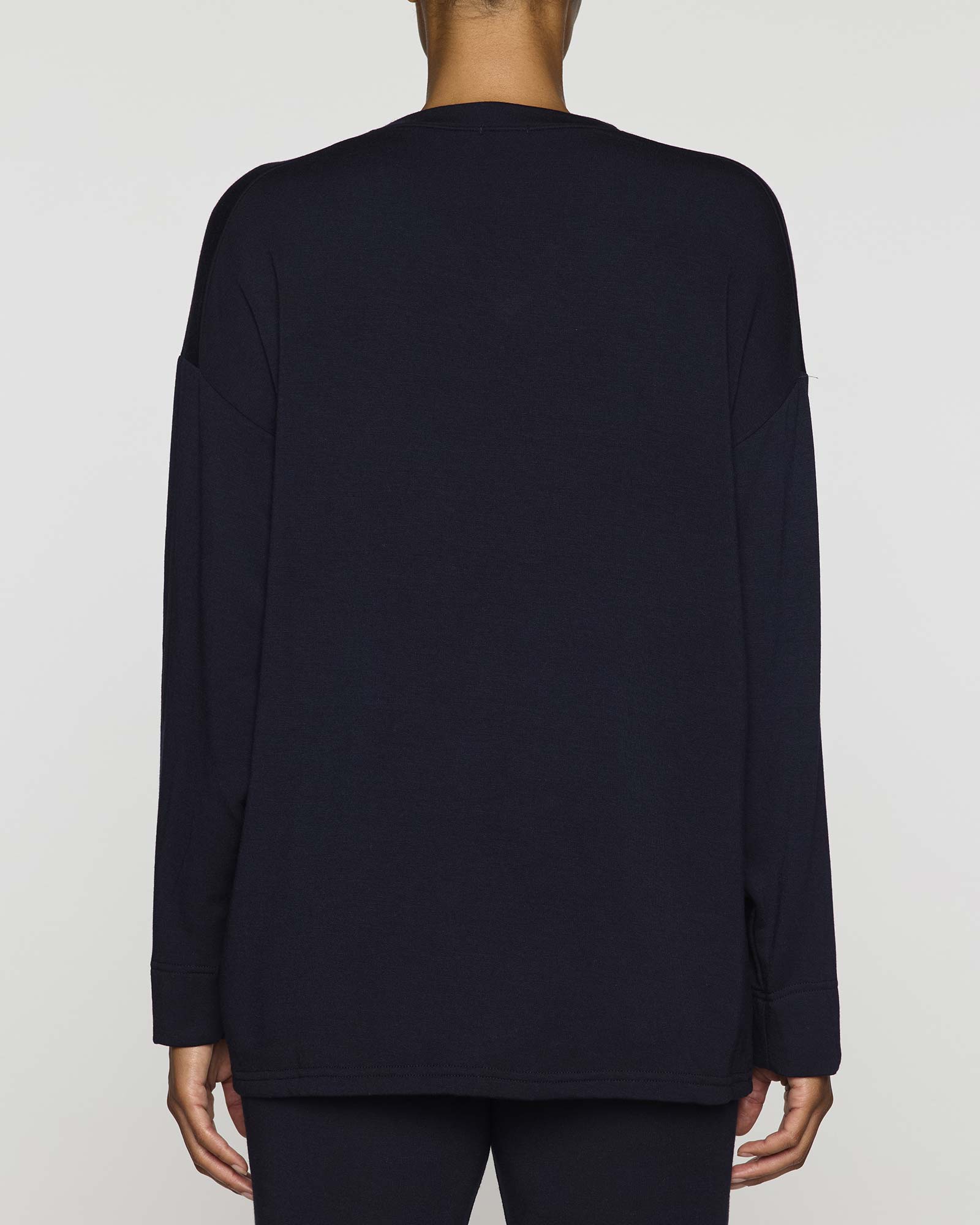 Navy | The Oversized V-Neck