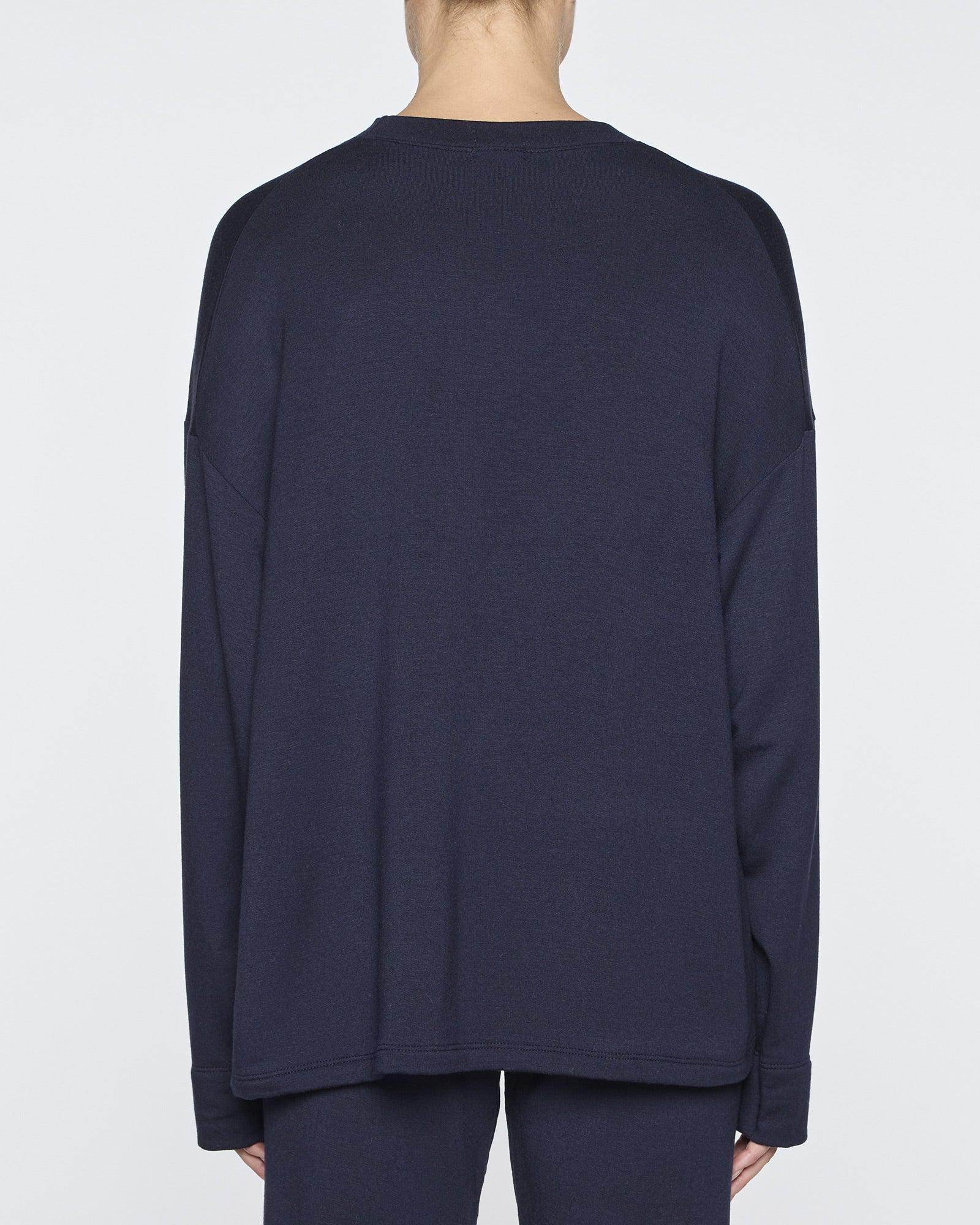 Navy | Women's Oversized Crew Neck