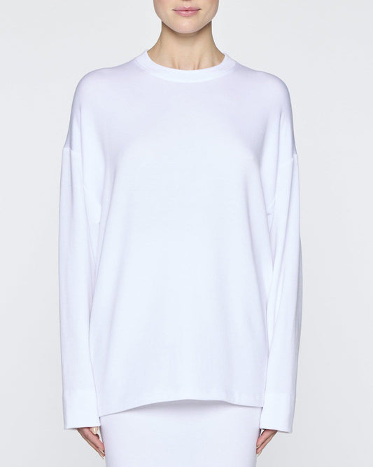 White | Women's Oversized Crew Neck