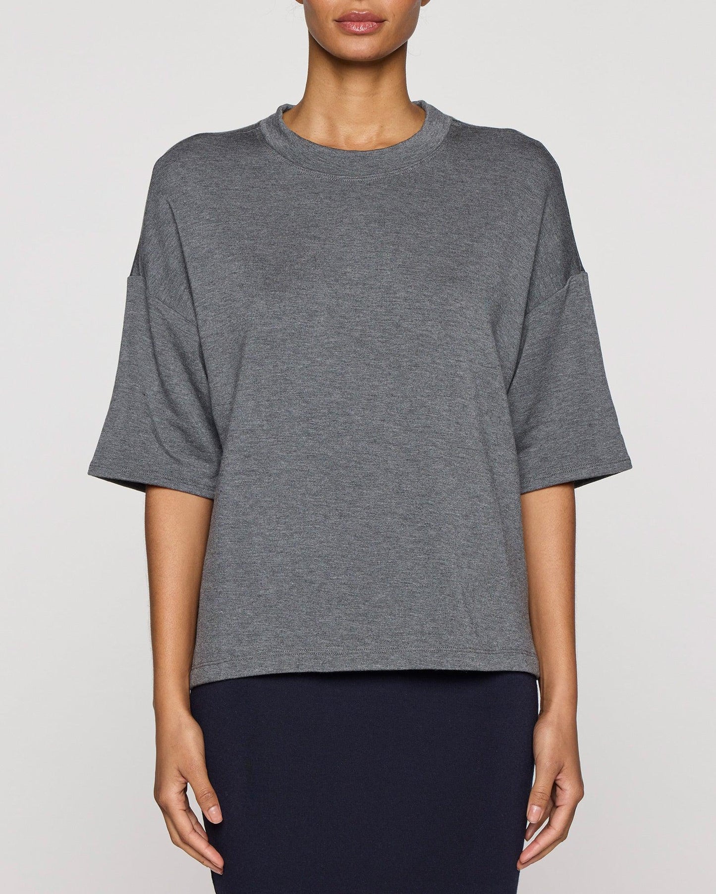 Dark Gray | Women's Oversized T-Shirt
