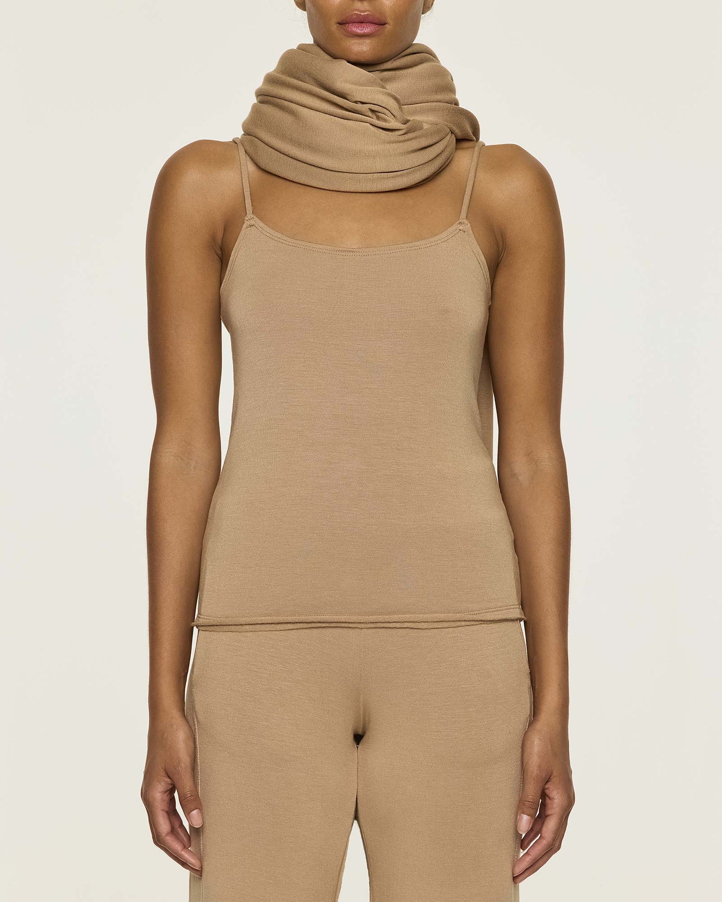 Camel | Tan Beige Scarf Wrap Long Soft Material