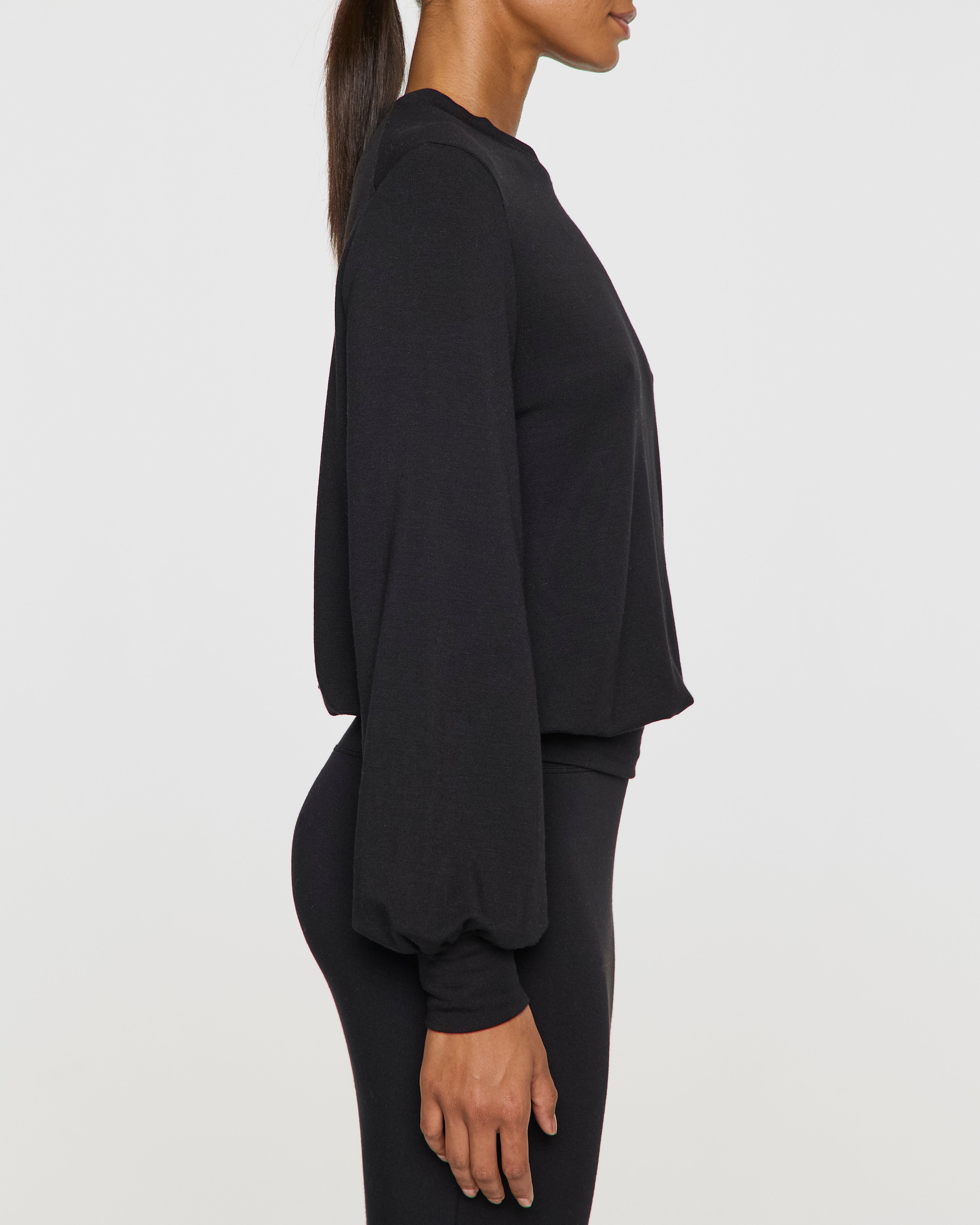 Black | Bubble Crew From the Side