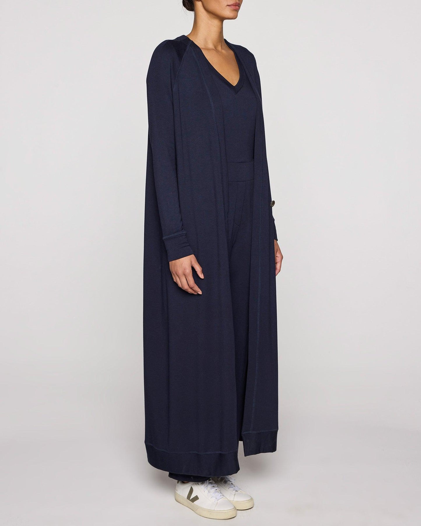 Navy | Duster Angle View
