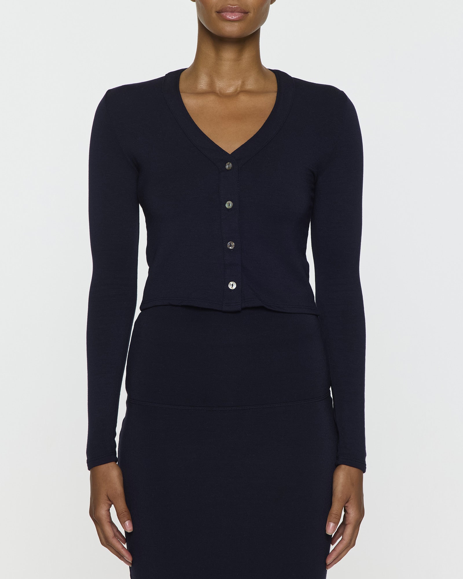 Navy | Shorty Women's Cardigan