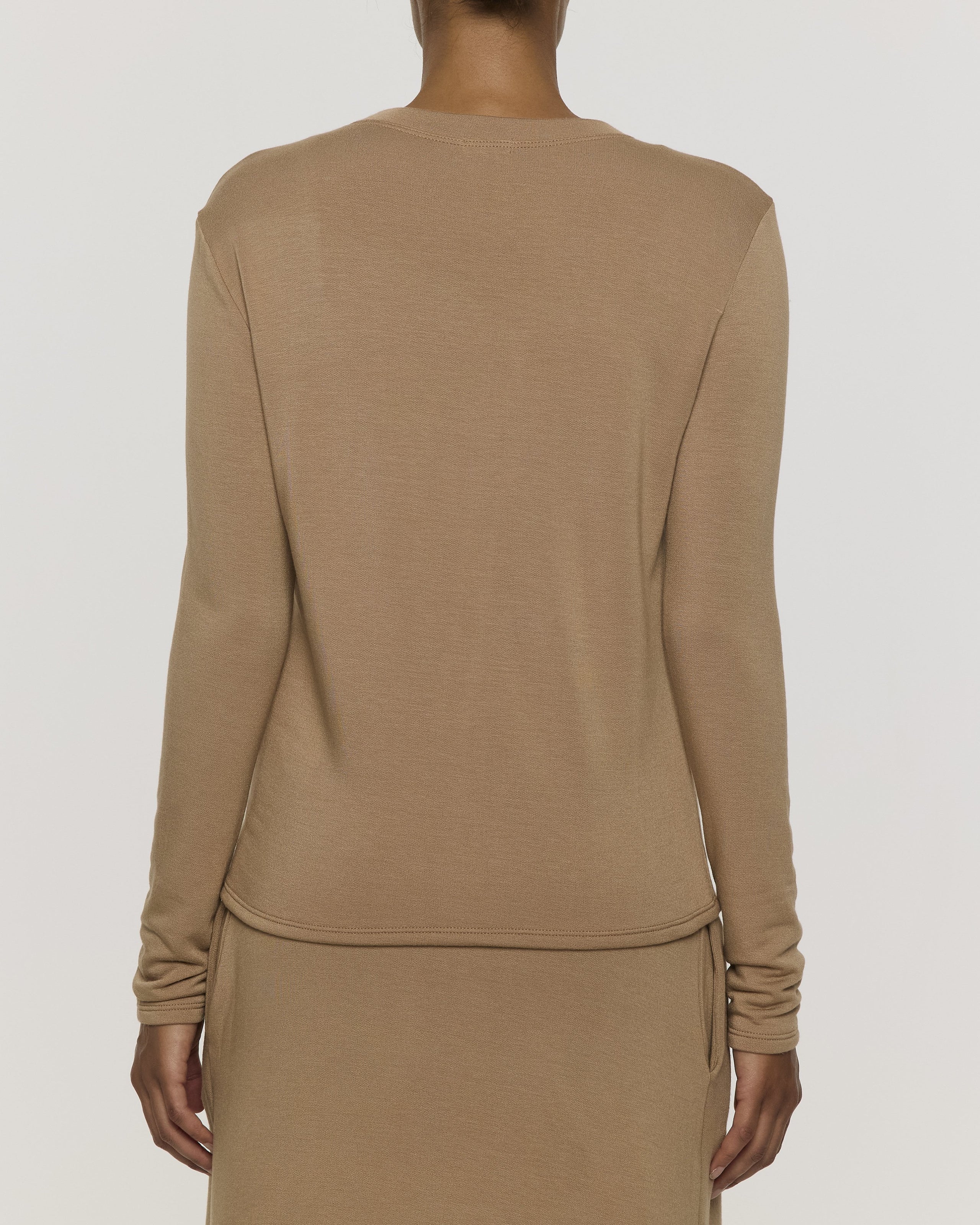 Camel | Women's Long Sleeve Crew Shirt