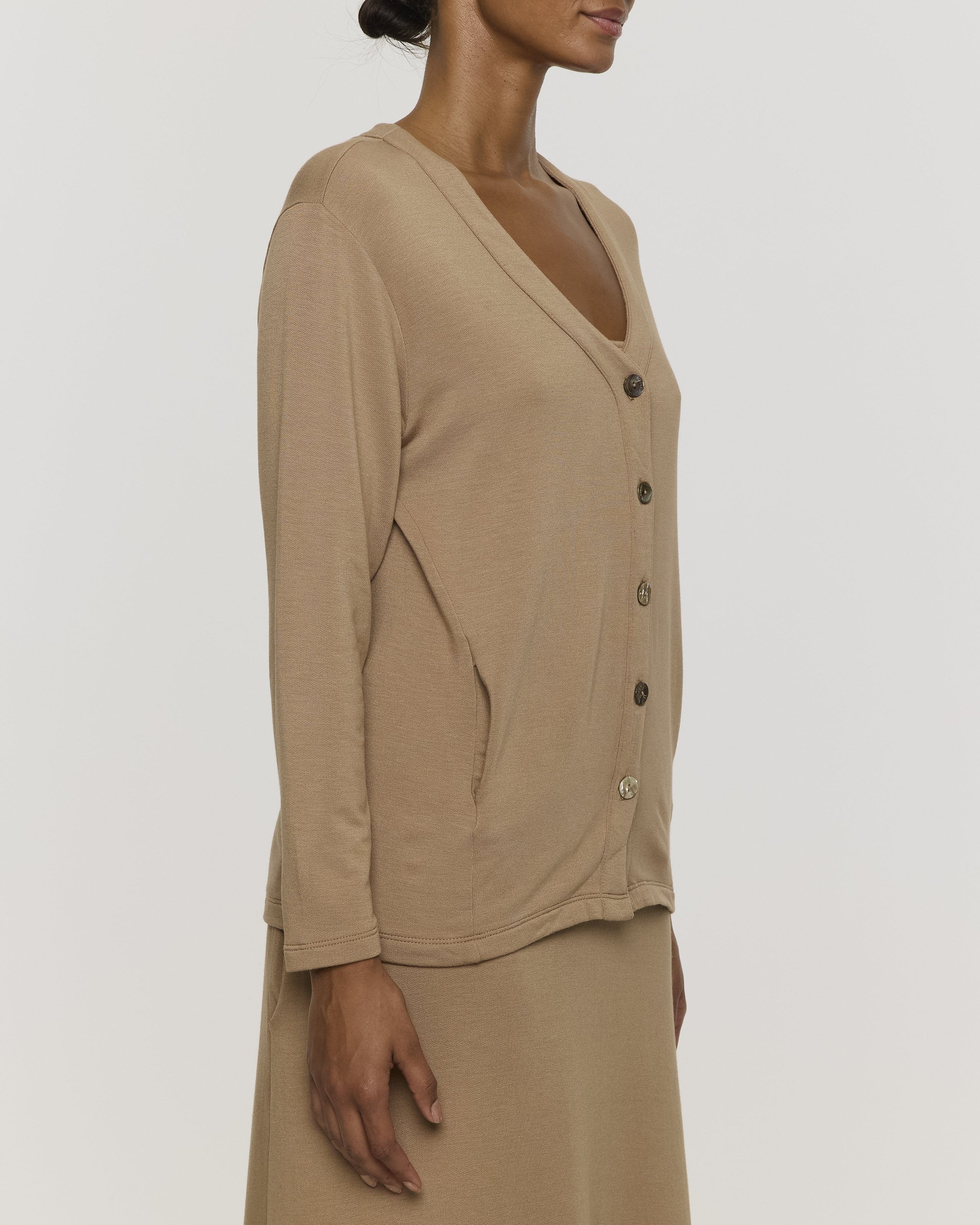 Camel | The Oversized Womens Cardigan