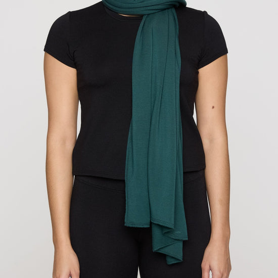 Scarf by Bleusalt - Navy Color - Lightweight & Breathable - Sustainable Luxury Material from Soft Fabric - Washable